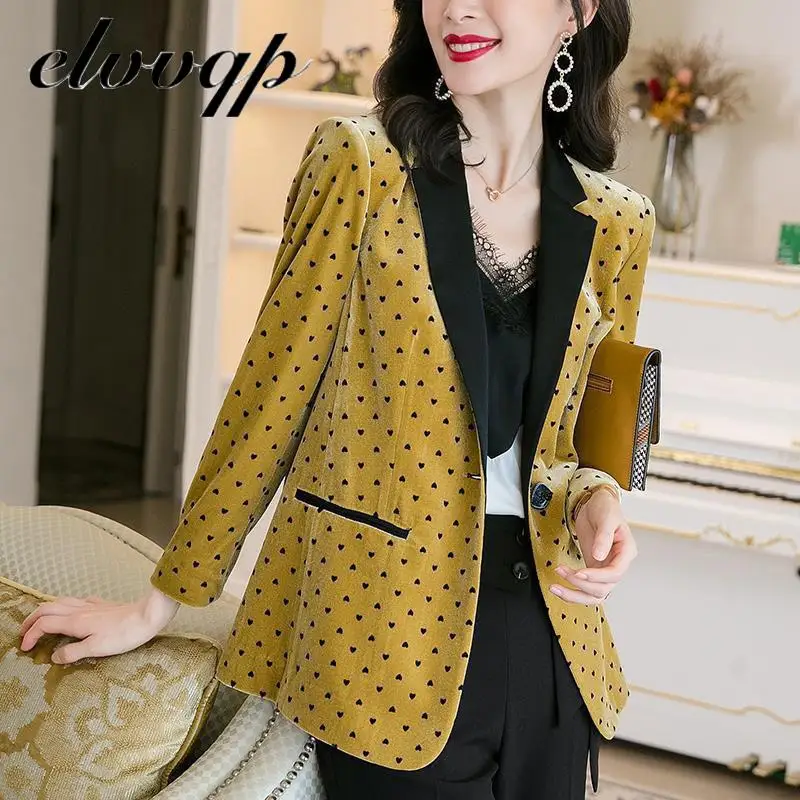

plus Size 4xl Blazers Women Fashion Elegant Office Work Lady Small Suit Jacket Ladies Leisure Print Blazer Coat High Quality