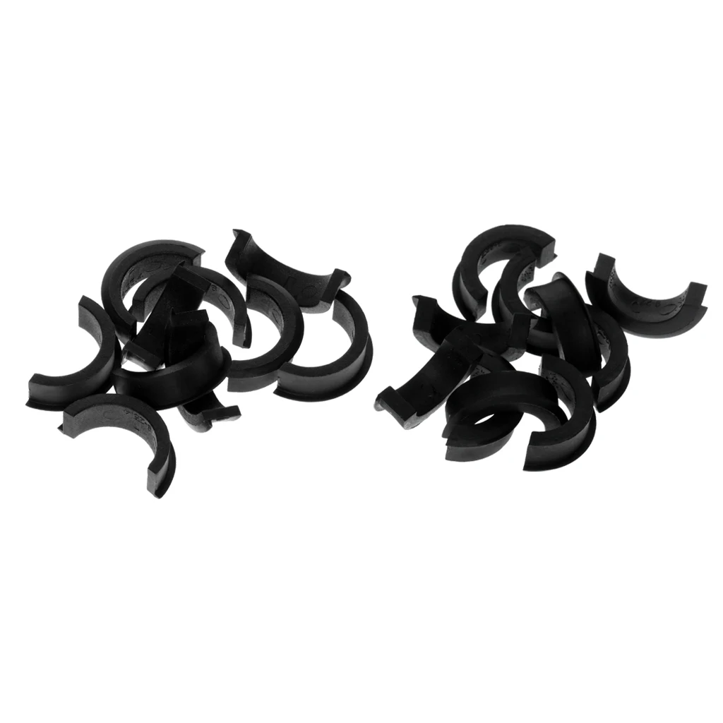 Durable 20Pcs Bike Handlebar Spacer Washer Extender Conversion- Two Size