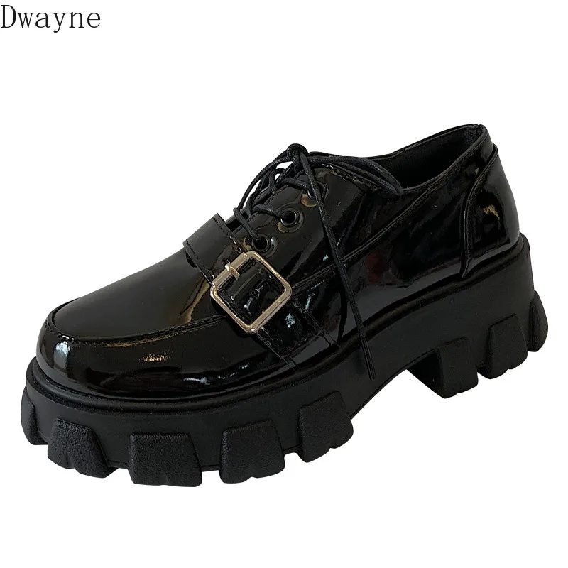 

2019 new British wind small shoes women spring and autumn ins retro students wild summer ulzzang single shoes