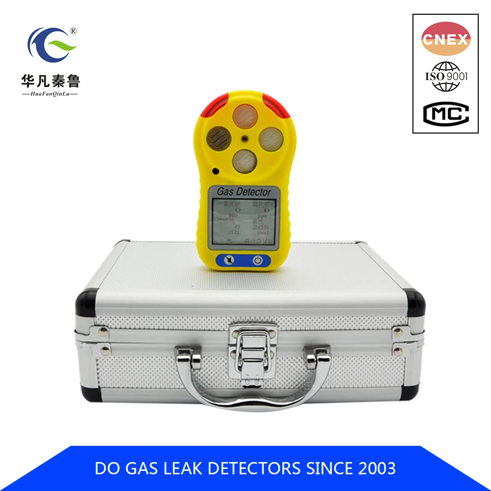 

Factory price ATEX CE Portable multi gas detector co h2s o2 LEL CH4 monitor