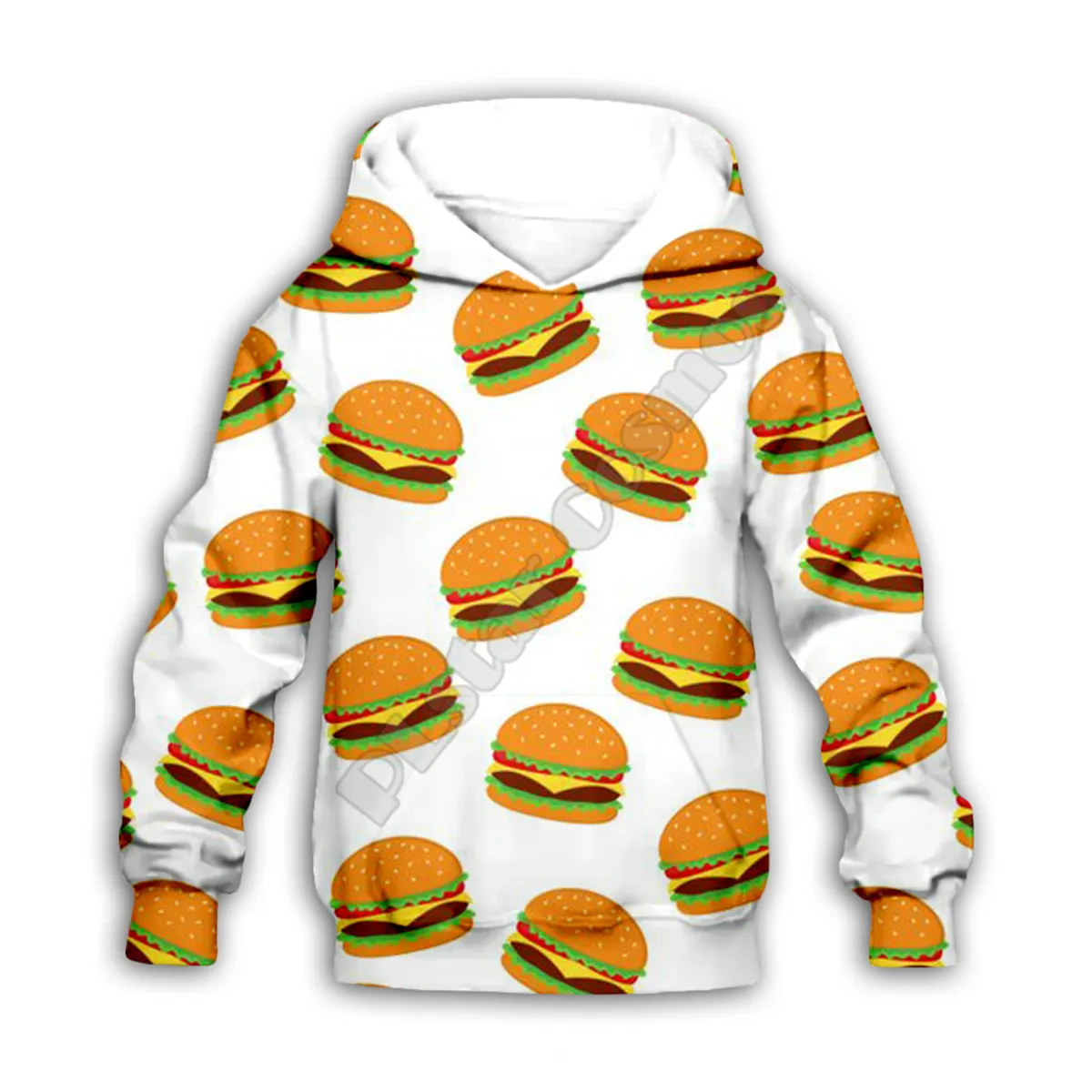 

Hamburger 3d printed Hoodies family suit tshirt zipper Pullover Kids Suit Sweatshirt Tracksuit/Pants 06