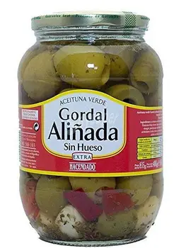 

GORDAL STYLE OLIVES BONELESS DRESSED HACENDADO 835 G