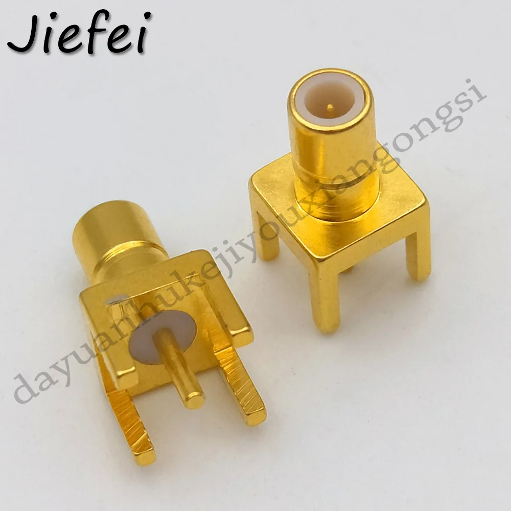 2Pcs SMB Male Plug Center Solder for PCB Mount RF Coax connector SMB male solder PCB mount straight