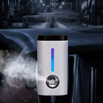 

Portable USB Car Humidifier White Mini Air Humidifier Household Large Capacity Ultrasonic Humidifier with LED Night Lamp