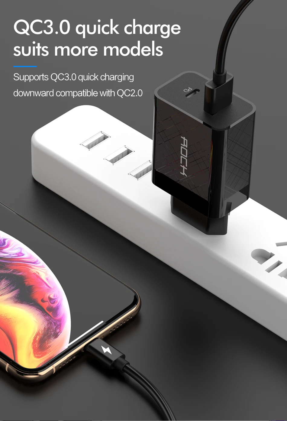 PD зарядное устройство 36 Вт Быстрая зарядка 3,0 USB настенное зарядное устройство Быстрая зарядка для iPhone 11 XS samsung s10 plus портативное зарядное устройство для мобильного телефона