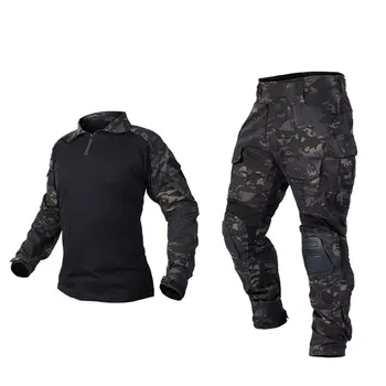 

Tactical Camouflage Uniform Combat Clothes For Man - (MCBK) S/M/L/XL/XXL