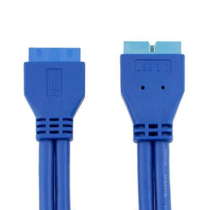 USB 3,0 материнская плата 20 Pin гнездо «Папа-мама» УДЛИНИТЕЛЬ шнур GV99