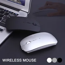 2,4 ГГц Беспроводная мышь компьютерная Bluetooth мышь s Бесшумная ПК супер тонкая перезаряжаемая эргономичная мышь USB оптическая мышь для ноутбука ПК