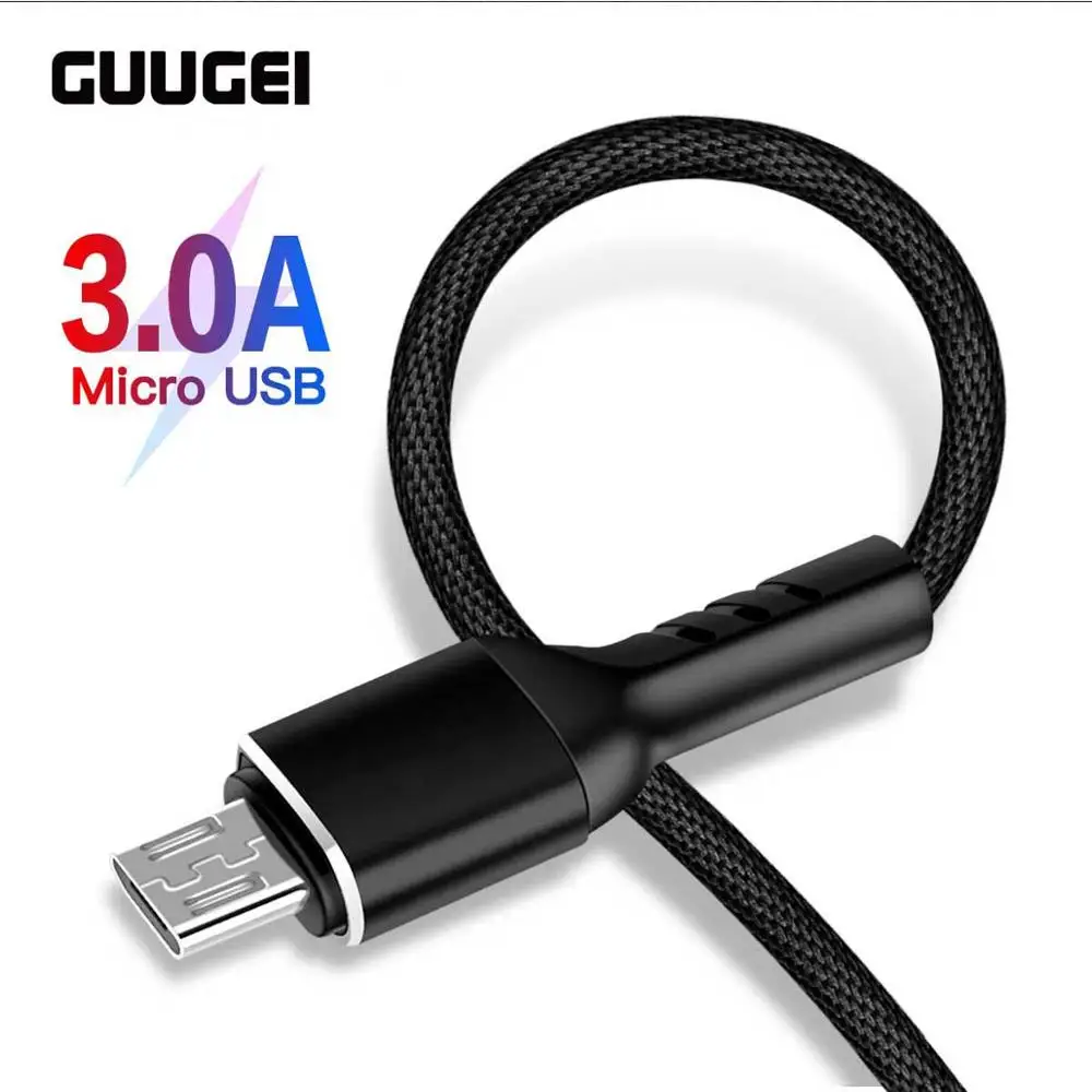 GUUGEI Micro USB кабель Quick Charge 3A Micro адаптер USB Android ...