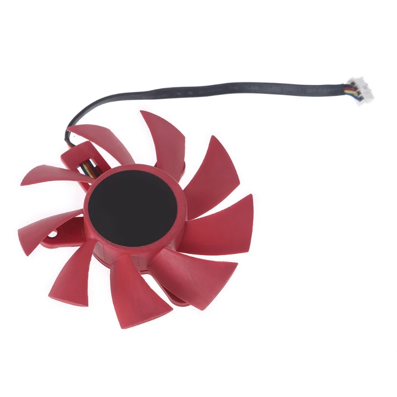 K1KF для AMDRX570 580 VGA вентилятор 75 мм/дюйма 1 шт. 4-контактный 12 В а охлаждающий FD8015U12S