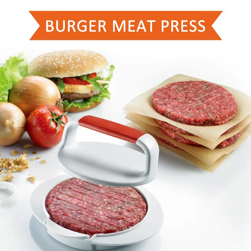 ABS Гамбургер производитель MoldHamburger Пресс круглой формы с антипригарным шеф-повара котлет гамбургер мясо говядины гриль бургер ПРЕСС Патти