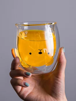 

Travel Water Cup Glass Natural Crystal Bottle Tea Infuser Bottle Camping Table Kawaii Hidro Flask Vaso Termico Cute Drinking E5