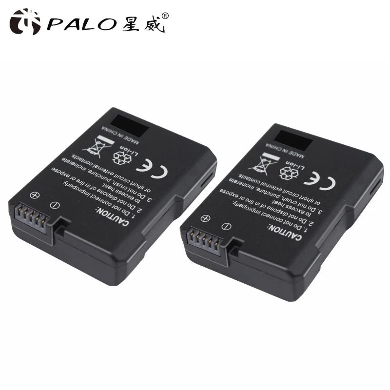 PALO 4 шт. 1200 мА/ч, EN-EL14 EN-EL14a ENEL14 EL14 чехол для батареи+ USB ЖК-дисплей быстрое зарядное устройство для Nikon P7800 P7700 P7100 P7000 D5500 D5300
