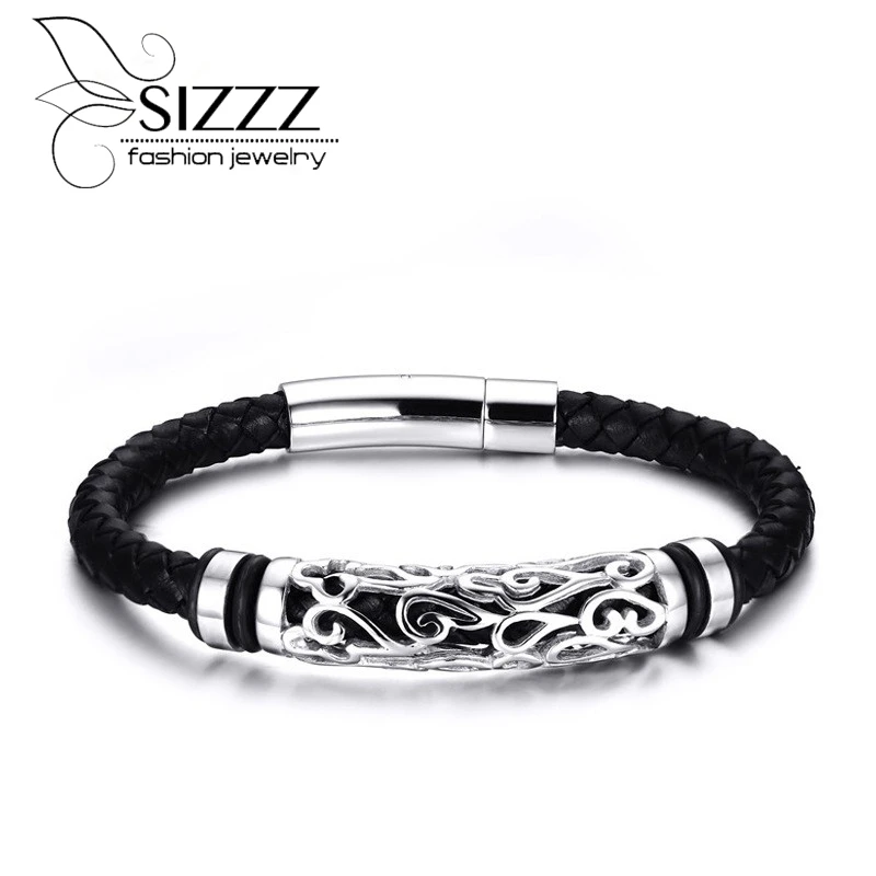 Joyme браслет из нержавеющей стали Женский рок браслет 316L из нержавеющей стали модные ювелирные изделия новейший браслет ювелирные изделия