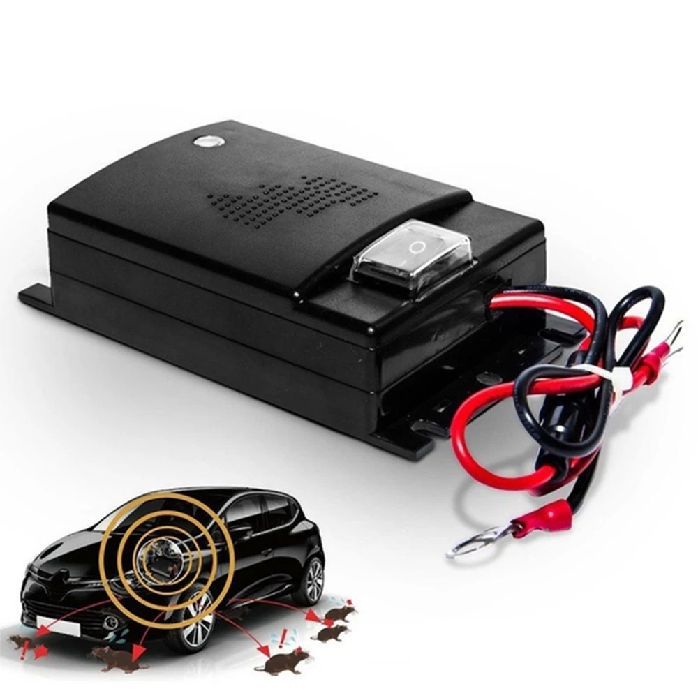 

12V Car Rat Rodent Ultrasonic Repellent Vehicle Chases Rat Rodent Mice Moles Chipmunks Cause Ultrasonic Repeller Pest Control