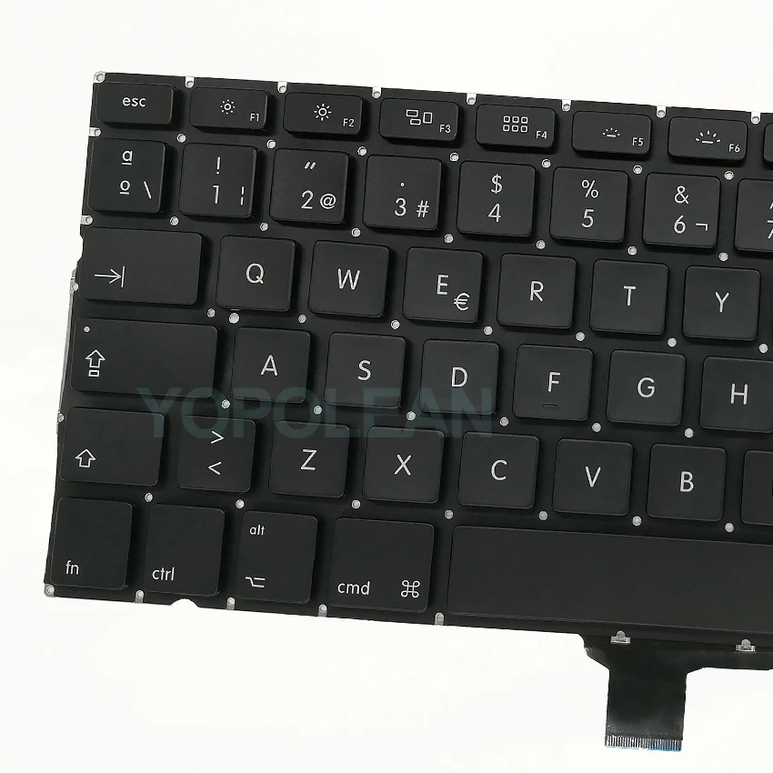 3 шт. новая испанская клавиатура с подсветкой для Macbook Pro 1" A1278 2009 2010 2011 2012 лет