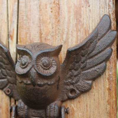 Европейская винтажная Летающая сова дизайн дом чугунная дверная ручка