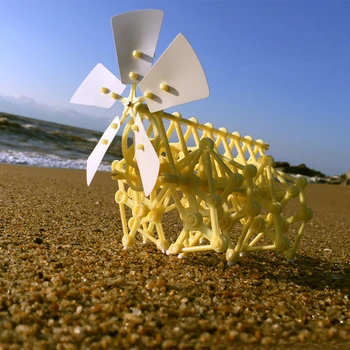 

DIY Plastic Wind Power Bionic Beast Animal Technology DIY Children Toy Robot Wind Power Mechanical Beast Assembled Model