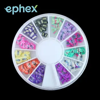 

Polymer Clay Fruit Slice DIY Nail Art Manicure Fruit Plate Color Random