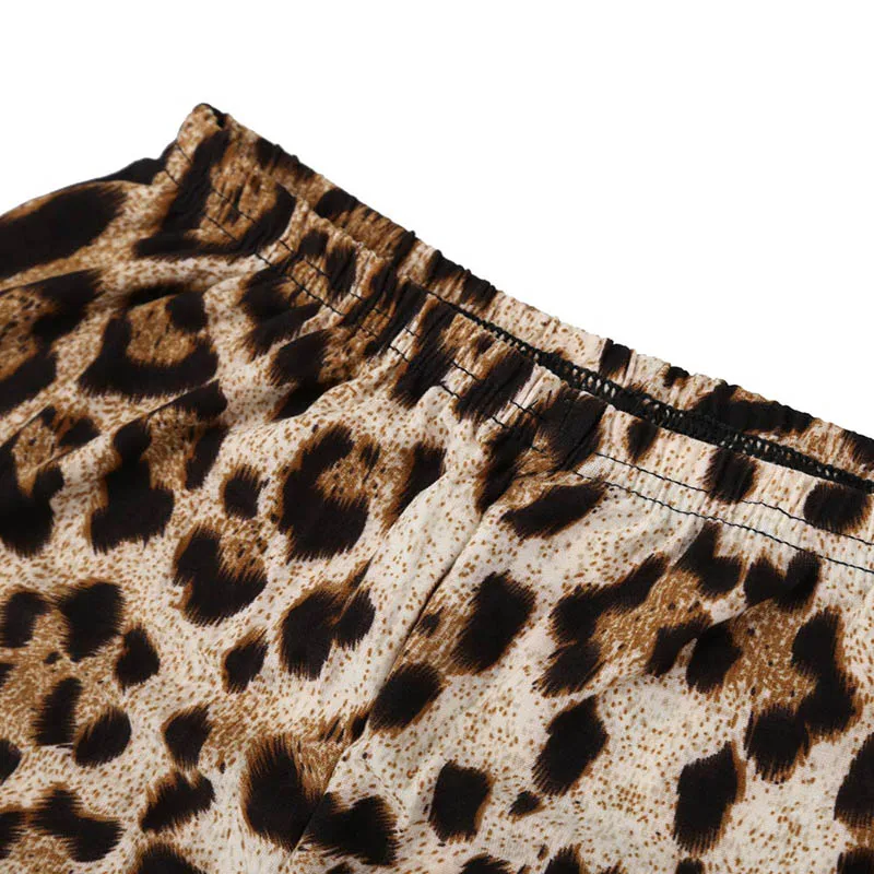

Newly Spring Autumn Casual Stretch Cotton Leopard Print High Waist Leggings 2019 Modern Ladies Sexy Women New Tight Pants IR-ing