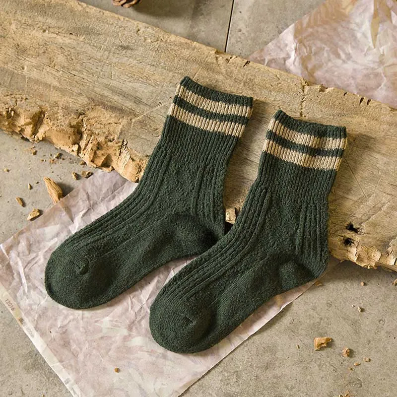 Популярные женские носки с пятью пальцами, модные забавные носки, полосатые хлопковые Повседневные носки с пальцами, цветные рождественские носки skarpetki - Цвет: style 4 green