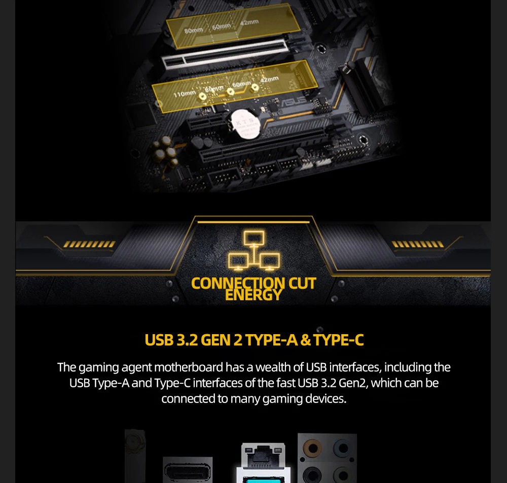 Amd New Ryzen 7 5800x R7 5800x Cpu + Asus Tuf Gaming B550m Plus Atx