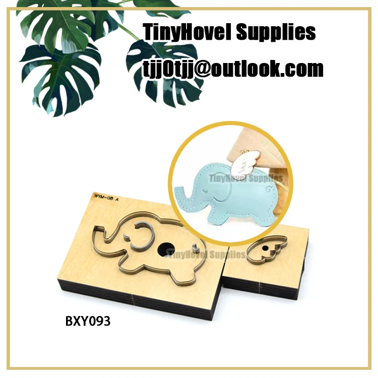 

Пресс-формы с изображением слона, деревянная высечка, высечка для кожи, подходит для высечки обычной кожи, машина для большого выстрела (BXY093)