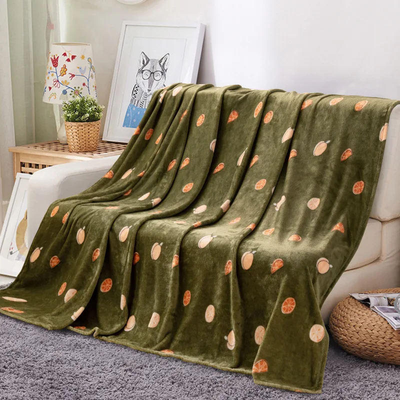 Плед фланелевые одеяла коралловые крышки горячий домашний текстиль теплое мягкое покрывало одеяла на диване - Цвет: 22