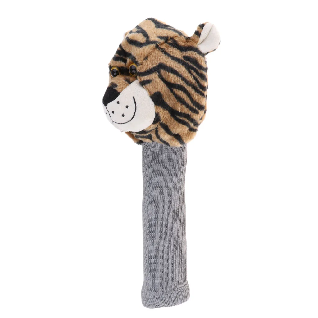 1 комплект противоударный Гольф Клубные головные уборы для прохода № 3 5 дерева носок Обложка в форме тигра Golfer помощник
