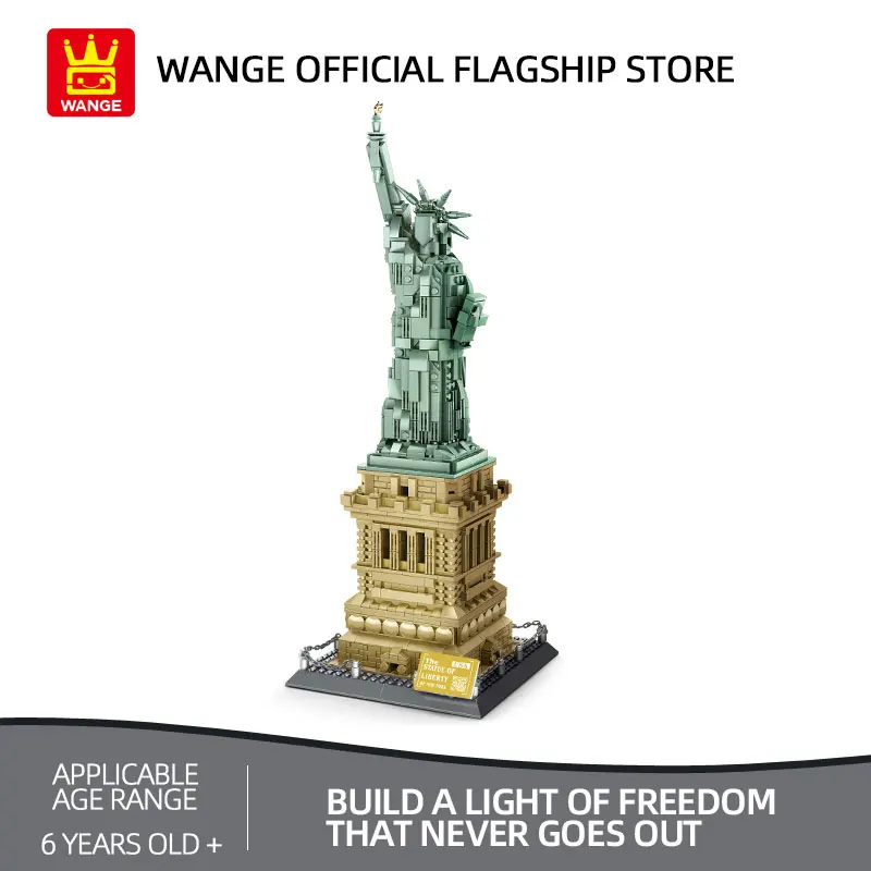 Creator Expert The Statue of Liberty New York City Street view Model Building Bricks Blocks set Educational toys
Creator Expert The Statue of Liberty New York City Street view Model Building Bricks Blocks set Educational toys