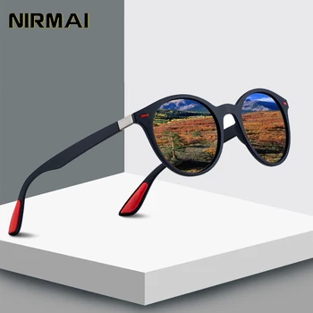 

TR90 Polarized Sunglasses Style Unisex UV400 Oval Design New Polaroid 48mm Plastic Titanium 55mm Adult NIRMAI NP4296