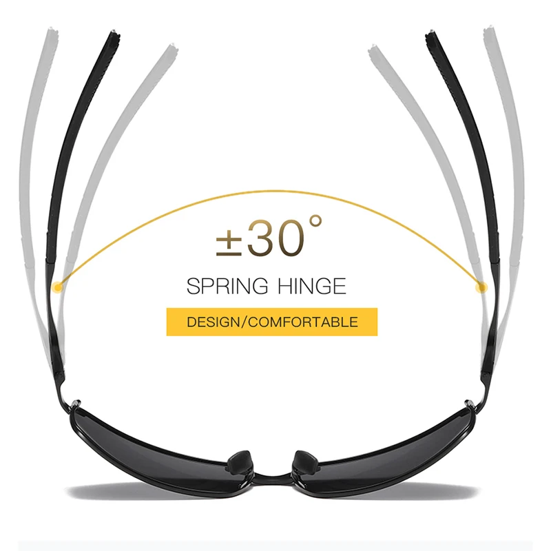 AORON мужские s поляризованные солнцезащитные очки для спорта прямоугольные Зеркальные Солнцезащитные очки Мужские оправа из сплава UV400 Солнцезащитные очки