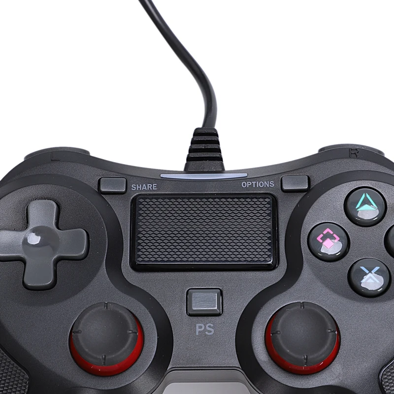 Для PC/PS4/PS3 Smart USB проводной игровой контроллер, Вибрационный геймпад джойстик