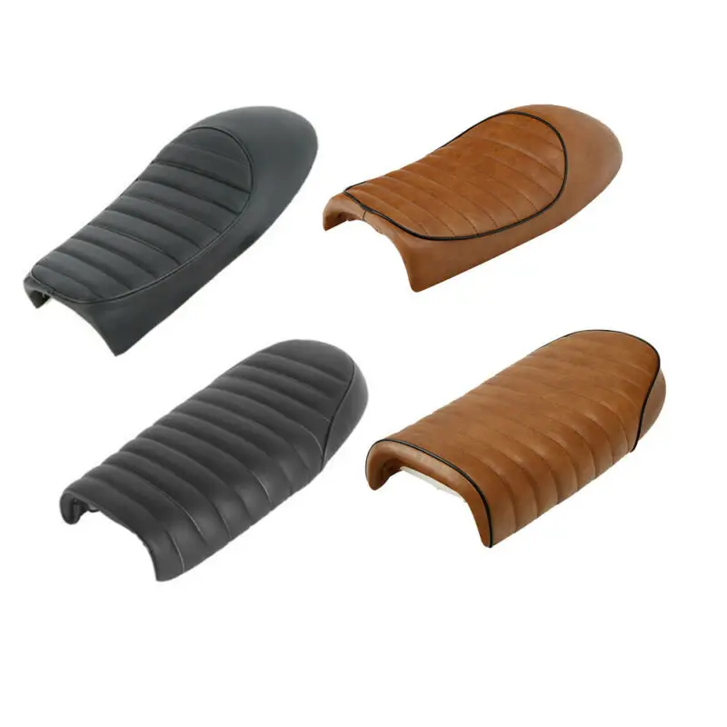 

Мотоциклетное универсальное винтажное седло для Кафе Racer Flat Hump, подходит для Honda CB Suzuki GS Yamaha XJ