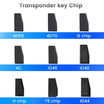 

Dandkey Car Accessories Transponder Chip Fob 4D69 4C H T5 ID40 ID46 ID44 G 4D70 Original Blank Remote Key Chip Locksmith Tool