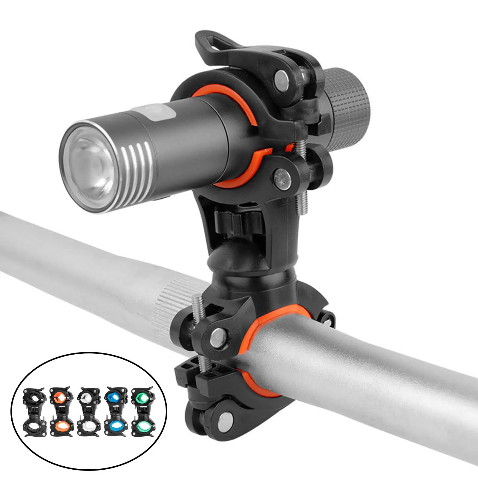 UniversalBicycleLightBracket360DegreeRotatingBikeBicycle