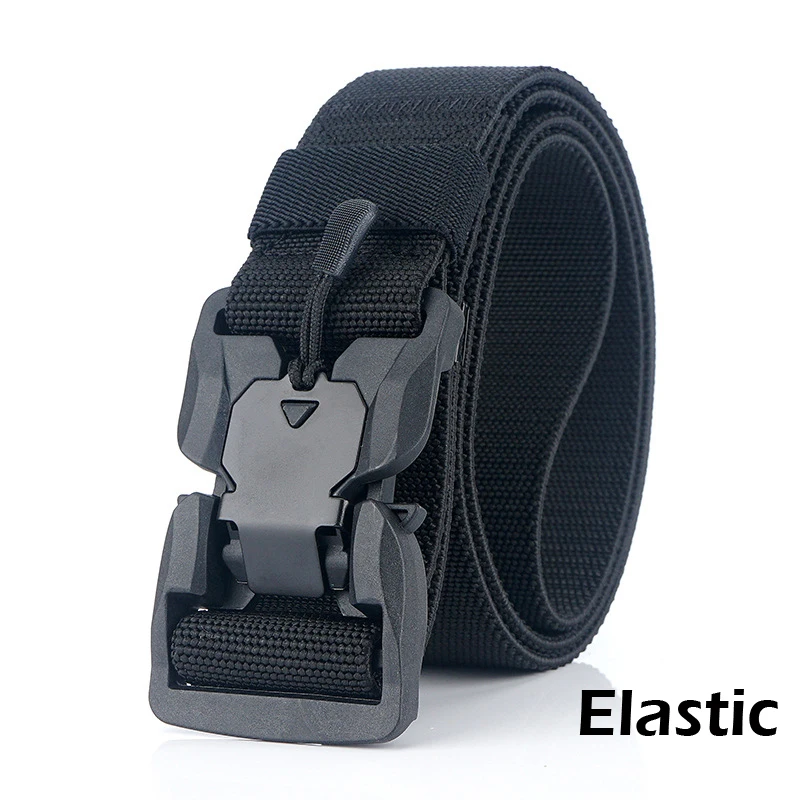 MEDYLA Official Genuine Tactical Belt Quick Release Magnetic Buckle Military Belt Soft Real Nylon Sports Accessories MN057