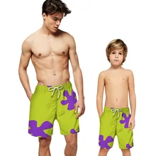 Шорты Новое поступление года, одежда для купания с 3D принтом для маленьких мальчиков пляжные шорты быстросохнущие шорты для плавания, шорты для малышей spodenki# D19