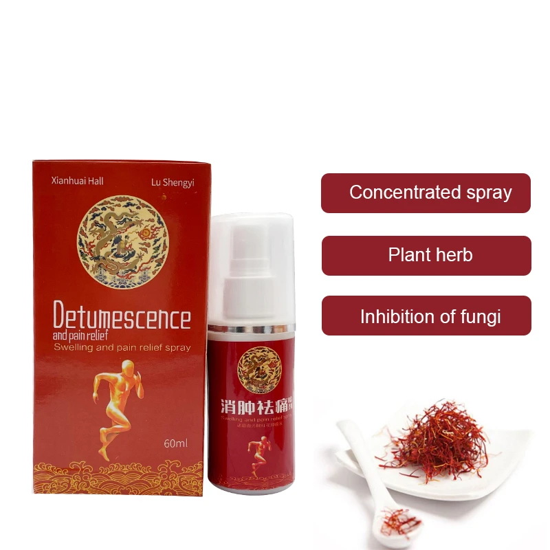 

60ML Knee Back Pain Relief Spray Rheumatism Arthritis Bruises Muscle Sprain Reduce Swelling Relief Waist Shoulder Pain ​