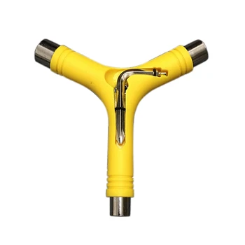 

Hot Skateboard Repair Tool Portable Multifunctional Accessory with L-Key Set Of Skateboard Y-Tools Universal Wheel Wrench