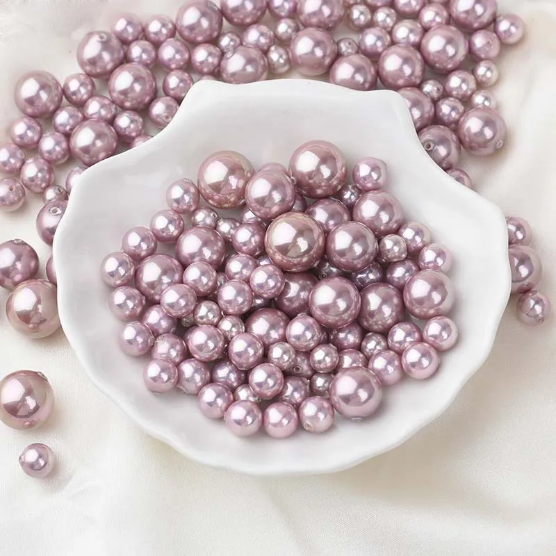 Искусственный искусственный фиолетовый жемчуг натуральный Глубокий морской