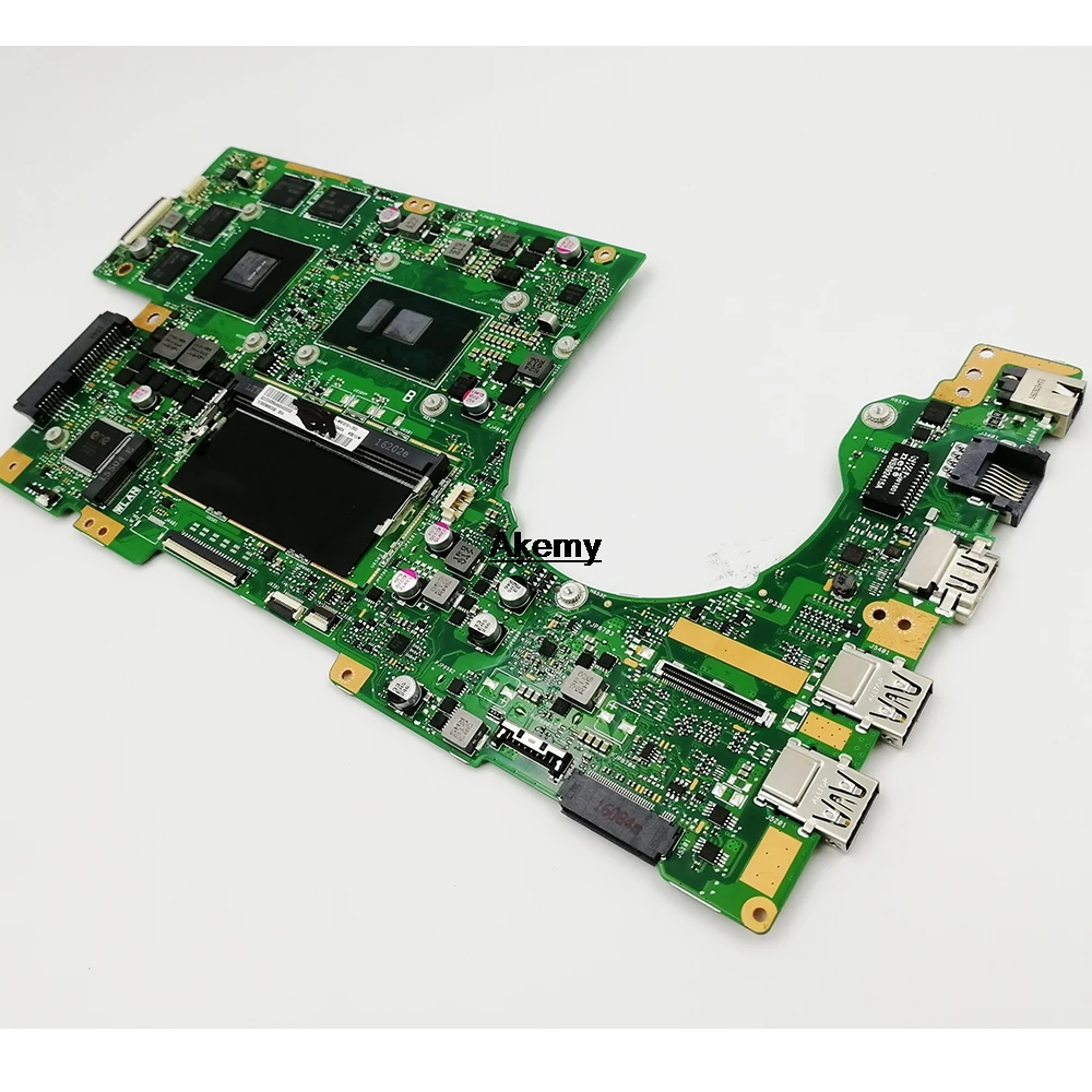 K501UW материнская плата для ноутбука ASUS K501UXM K501UQ K501U оригинальная материнская плата DDR4 8G-RAM I7-6500U GTX960M