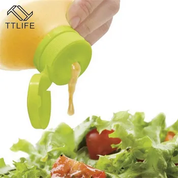 

TTLIFE Mini Salad Dressing Squeeze Bottle Silicone Sauce Jars For Ketchup Mustard Mayonnaise Condiment Dispenser Lunch