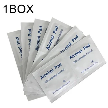 

Screen Disinfection Disposable Alcohol-coated Cotton Wipes 100PCS/BOX Alcohol Prep Pads Clean Daily Cleansing Cloths