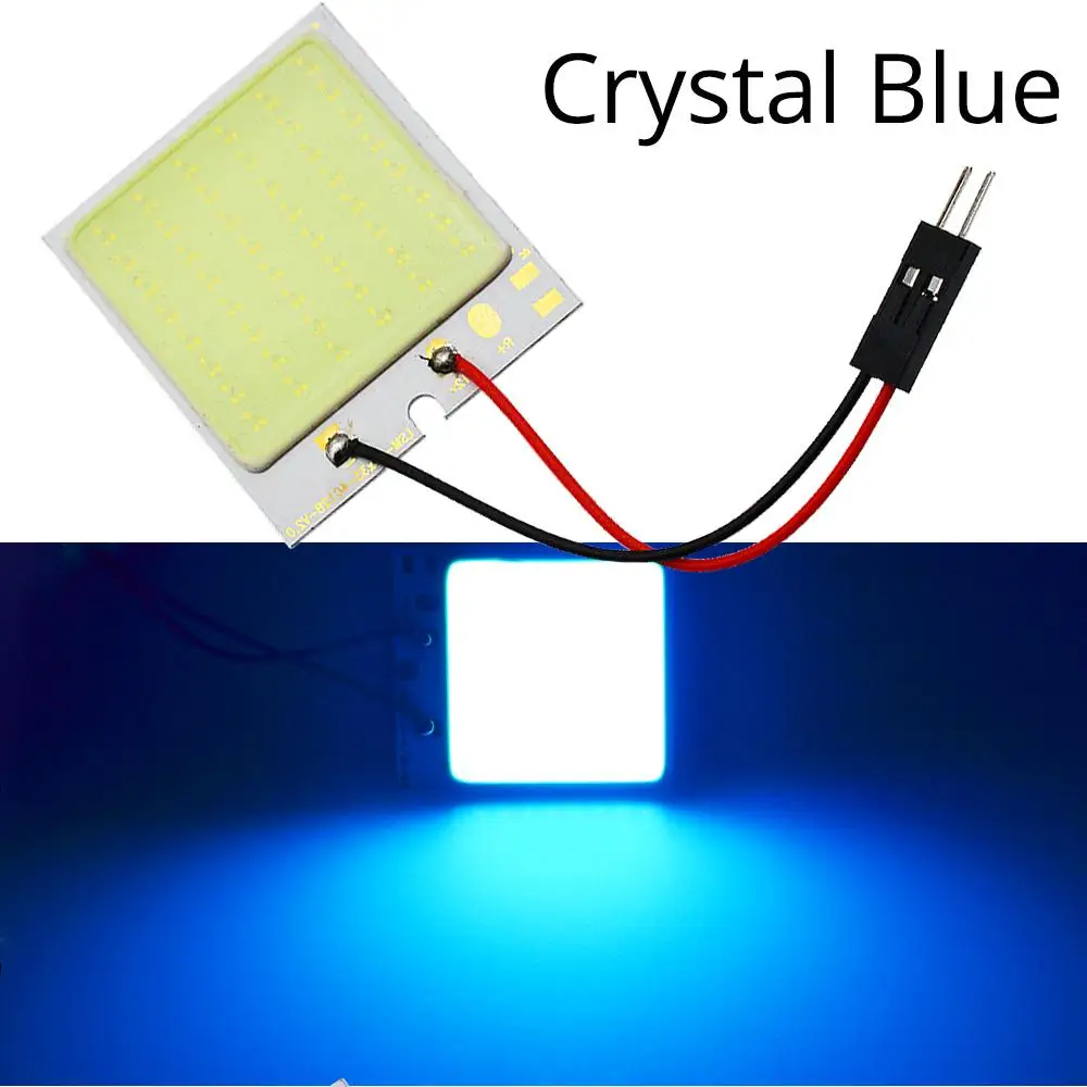 T10 W5W Auto Interior Reading 24SMD 36SMD 48SMD cob Dome Festoon Brake License Panel Door Led Trunk Lamp Clearance Car Light 12v