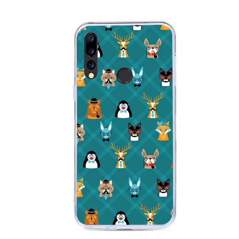 Чехол CALROVTE Для Doogee N20 Wolf чехол из силикона и ТПУ Для Doogee N20 Кошка Животное оболочка сумка корпус чехол для телефона для N 20