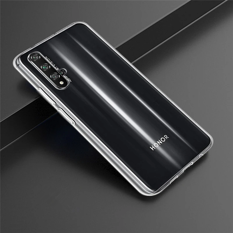 Силиконовый чехол для huawei Honor 20 Pro, ультратонкий прозрачный мягкий чехол из ТПУ для huawei Honor 20 Lite 20S 20i 20Pro, задняя крышка для телефона