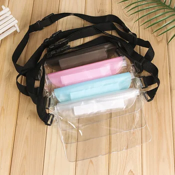 

PVC Clear Waterproof Waist Bag Outdoor Drift Bag Sealed Mobile Phone Transparent Diving Surfing Swimming Bag Beach Phone Bag