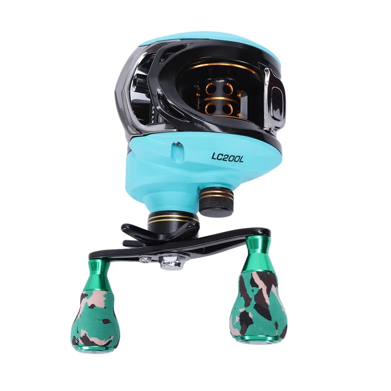 

10+1BB Super Light Baitcasting Reel Dual Brake System Freshwater Baitcasting Fishing Reel 8kg Drag Superlarge Line Capacity