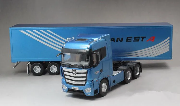 Оригинальная Коллекционная 1:36 Foton Auman Est a Container Truck Тракторная литая игрушка